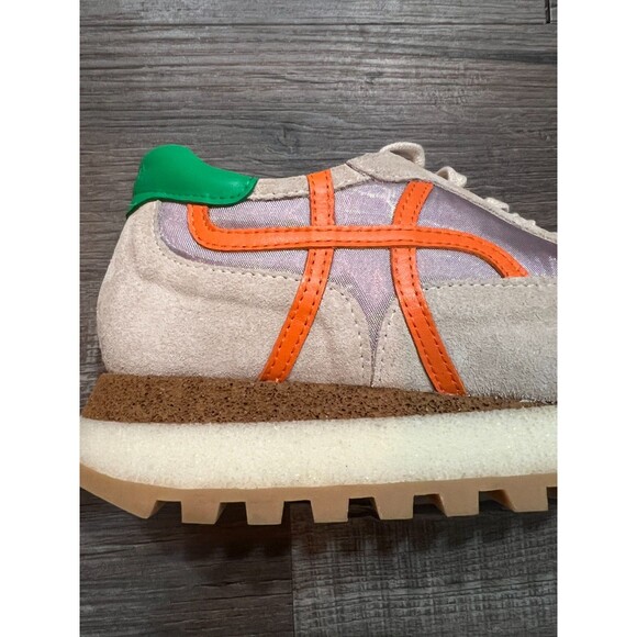 NIB Homers Olimpia Lace Up Mid Top Hand Crafted Sneakers Size 36.5 Reg. $468 - Picture 12 of 12